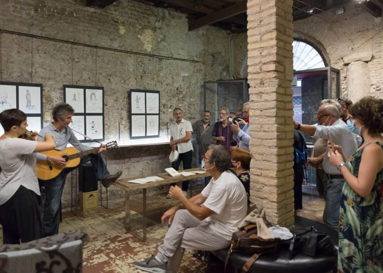 Servizio fotografico per artisti ed eventi a Roma - Vita d’Artista Rassegna d’interviste di Incinque Open Art Monti - Giorgio Sacher Fotografo