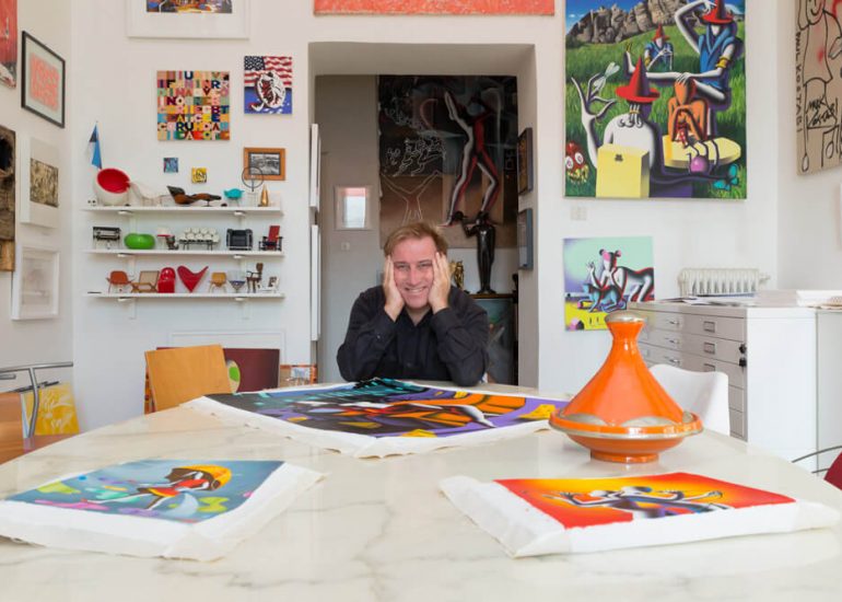 Ritratti ambientati - Mark Kostabi - Giorgio Sacher Fotografo