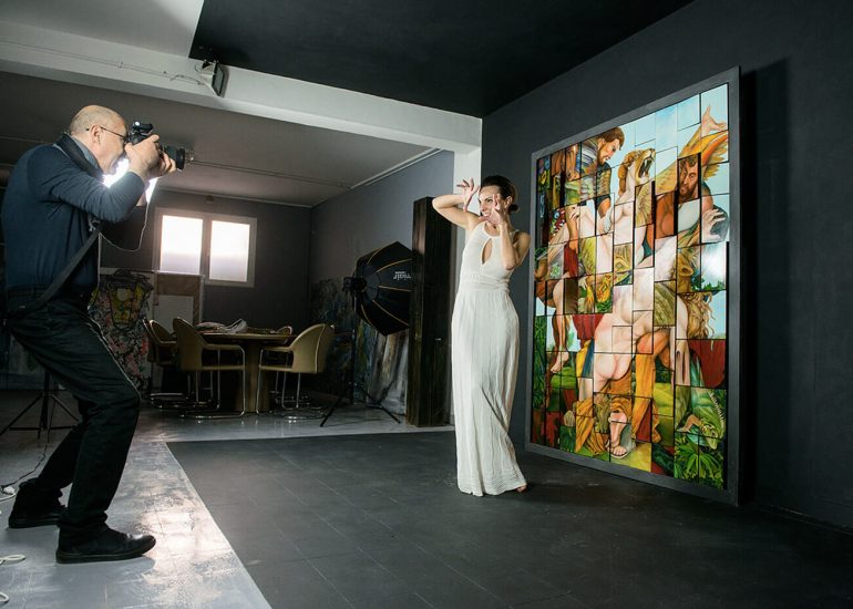 ginevra odescalchi giorgio sacher backstage - Giorgio Sacher Fotografo