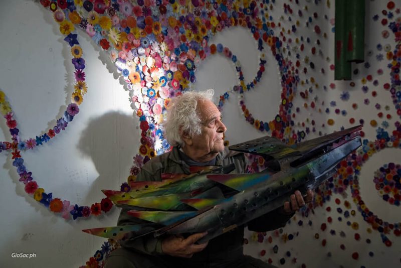 Raccolta fotografica Paolo Buggiani, pittore, performer - Giorgio Sacher Fotografo