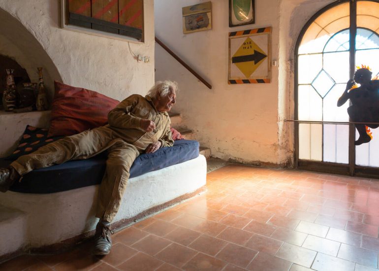 Fotografia ambienti - Paolo Buggiani divano - Giorgio Sacher Fotografo