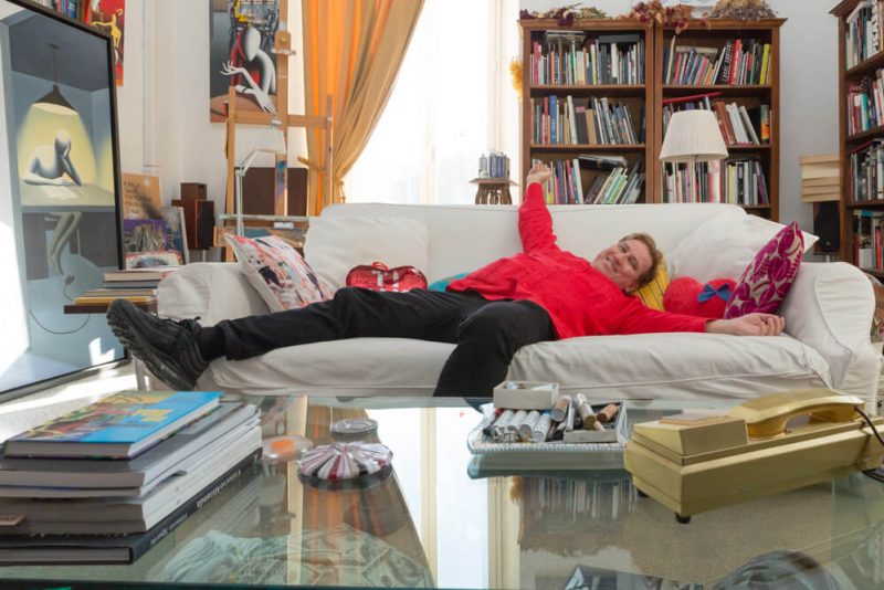 Raccolta fotografica per Mark Kostabi, pittore - Giorgio Sacher Fotografo