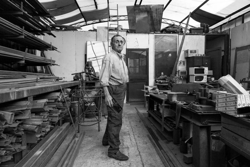 Fotografo mestieri e professioni - ritratto falegname