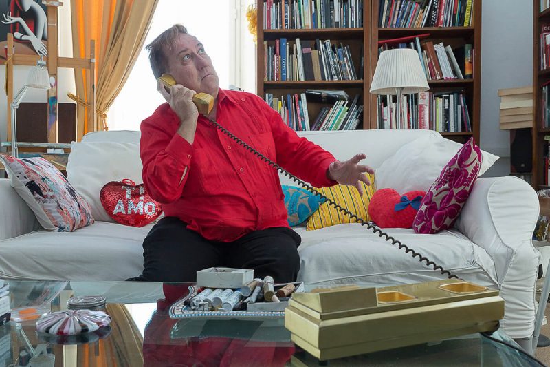 Fotografo per ambienti artisti mark kostabi