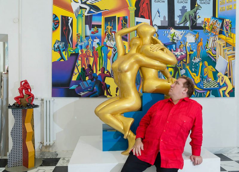 Fotografo per ambienti artisti mark kostabi