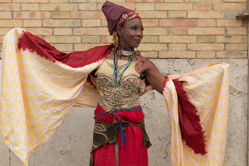 Danzatrice di colore Museo delle periferie Roma